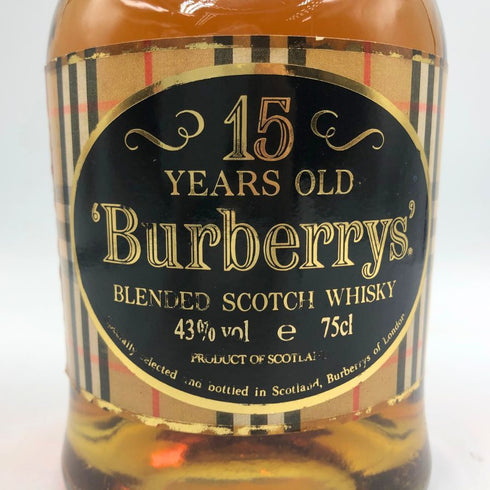 バーバリーズ 15年 オールド スコッチウイスキー 750ml 43% BURBERRYS スコッチウイスキー【M4】