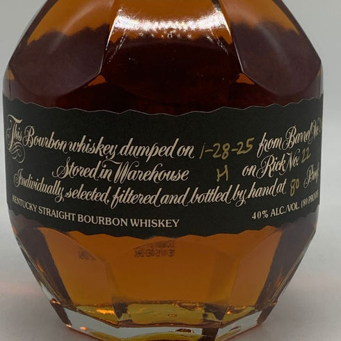 ブラントン シングルバレル ブラックラベル 2025 750ml 40% Blanton's SINGLE BARREL BLACK LABEL スコッチウイスキー【B3】