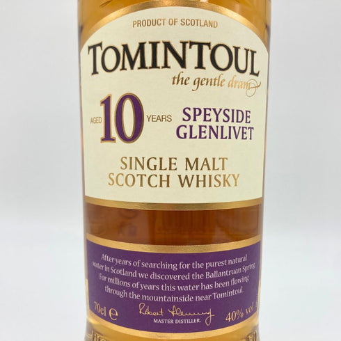 トミントール 10年 スペイサイド グレンリベット 40% 700ml TOMINTOUL GLENLIVET スコッチウイスキー【L4】