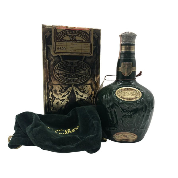 シーバスブラザーズ ロイヤル サルート 21年 緑陶器 700ml 40% Chivas Brothers Royal Salute スコッチウイスキー1379g【Q4】