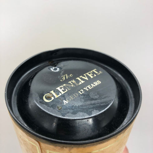 グレンリベット 12年 ピュアモルト 旧ボトル 赤アザミ 750ml 43% THE GLENLIVET PURE MALT スコッチウイスキー【J0】