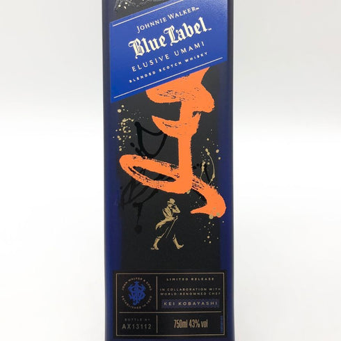 ジョニーウォーカー ブルーラベル エルーシブ うま味 by KEI KOBAYASHI 750m 43% JOHNNIE WALKER スコッチウイスキー【H2】