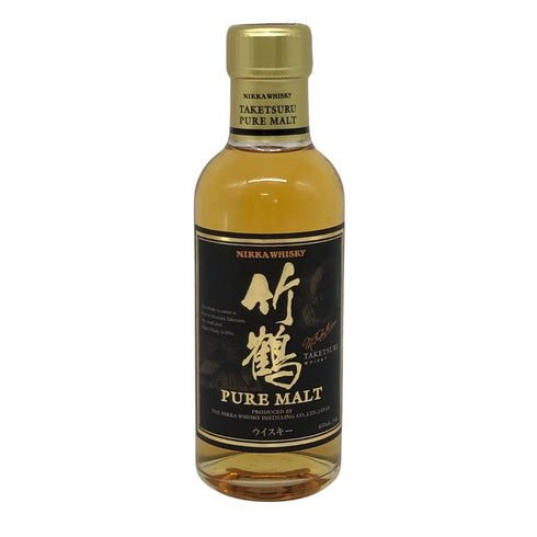 東京都限定◆ニッカ 竹鶴 NV 黒ラベル ピュアモルト 180ml 43% NIKKA 【H4】