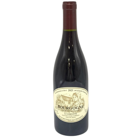 ラ ジブリオット ブルゴーニュ ルージュ 2021 750ml 13% La Gibryotte Bourgogne Rouge ブルゴーニュワイン【E4】