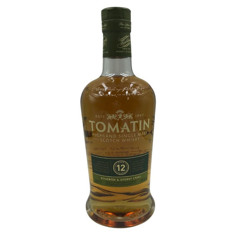 トマーティン 12年 バーボン&シェリーカスク 700ml 43% TOMATIN スコッチウイスキー【Q2】
