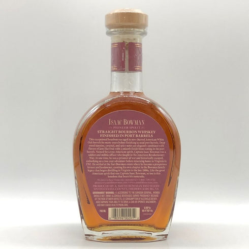 アイザックボウマン ポートバレル フィニッシュ 750ml 46% Isaac Bowman バーボン【U0】