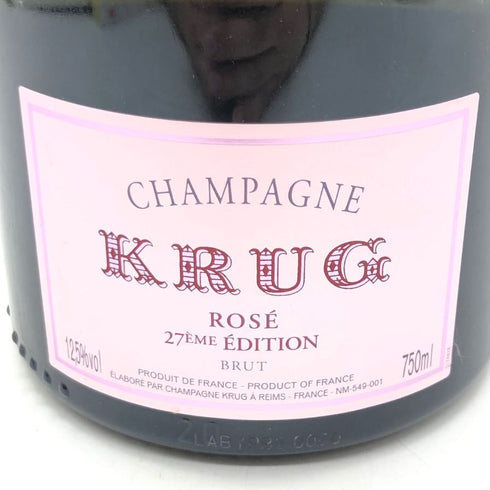 クリュッグ ロゼ 750ml 12.5% KRUG ROSE 【N4】