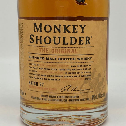 モンキーショルダー ジ オリジナル バッチ 27 700ml 40% MONKEY SHOULDER スコッチウイスキー【V0】