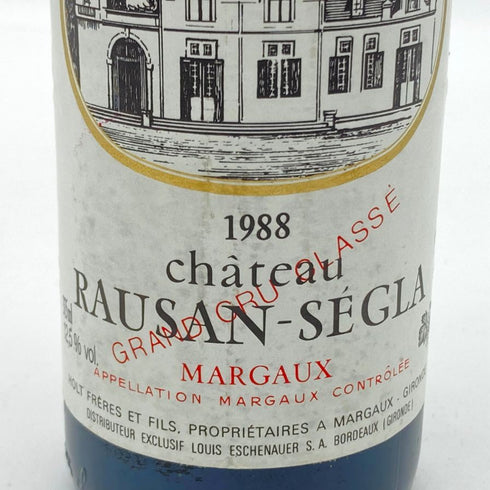 シャトー ローザン セグラ 1988 375ml 12.5% CHATEAU RAUSAN-SEGLA ボルドーワイン【E1】