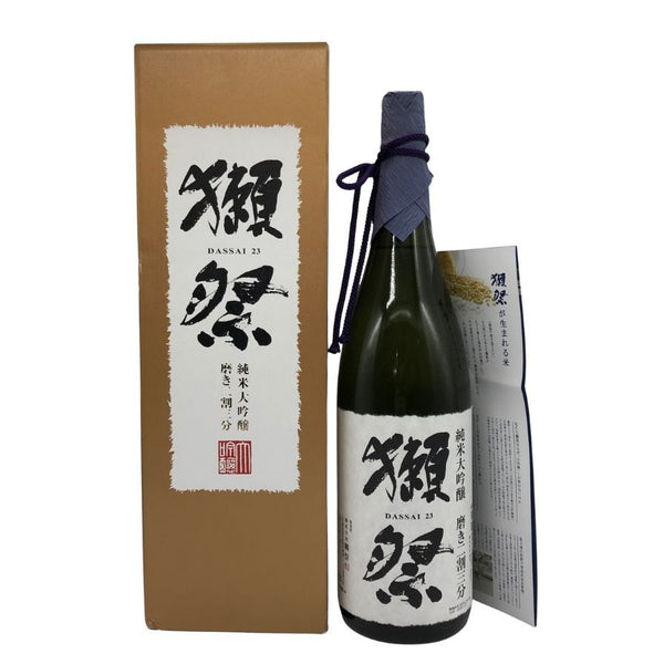 獺祭 純米大吟醸 磨き二割三分 1800ml 16% 2025年10月 DASSAI 日本酒- 純米大吟醸酒【Q0】