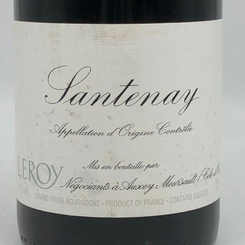 メゾン ルロワ サントネイ 2003 750ml 13% Maison Leroy Santenay 白ワイン【B1】