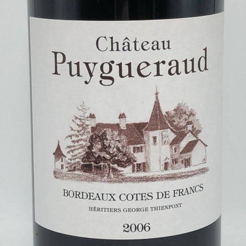 シャトー ピュイゲロー 2006 750ml 13.5% CHATEAU PUYGUERAUD ボルドーワイン【K0】