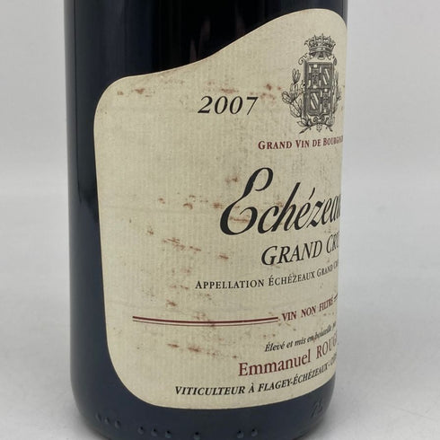 エマニュエル ルジェ エシェゾー グラン クリュ 2007 750ml 13.5% Emmanuel Rouget ECHEZEAUX GRAND CRU ブルゴーニュワイン【E4】
