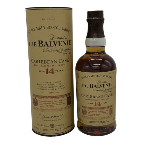 ザ バルヴェニー14年 カリビアンカスク 700ml 43% THE BALVENIE スコッチウイスキー【D4】