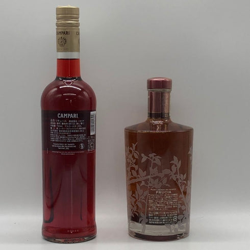 【リキュール2本セット】 サントリー プラムリキュール ド フランス プルシア 700ml 15%&カンパリ 750ml 25% リキュール【D1】