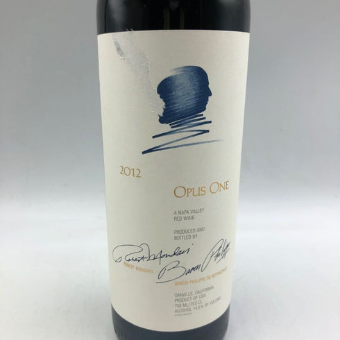 オーパスワン 2012 750ml 14.5% OPUS ONE カリフォルニアワイン【A3】