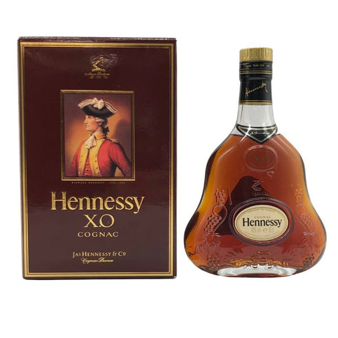 ヘネシーXO クリアボトル 金キャップ 350ml Hennessy コニャック【D1】