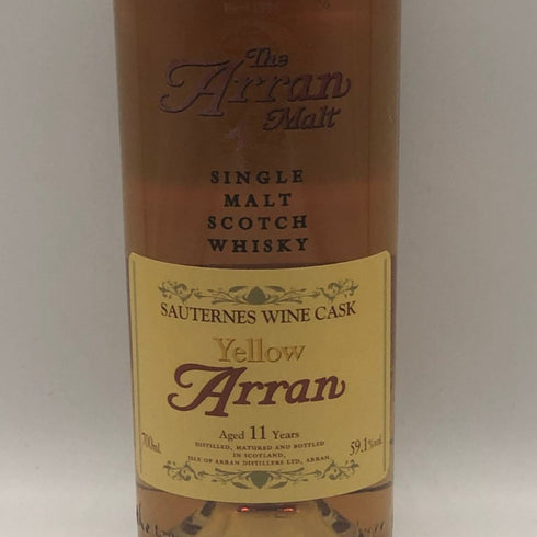 イエローアラン 11年 ソーテルヌワインカスク 700ml 59.1% yellow arran スコッチウイスキー【R2】