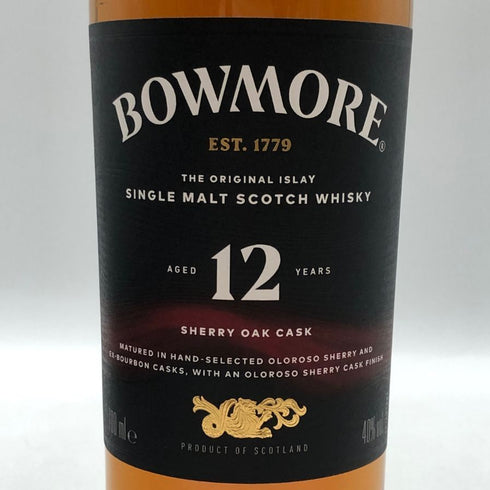 ボウモア シェリー 12年 700ml 40% BOWMORE SHERRY OAK CASK スコッチウイスキー【X1】