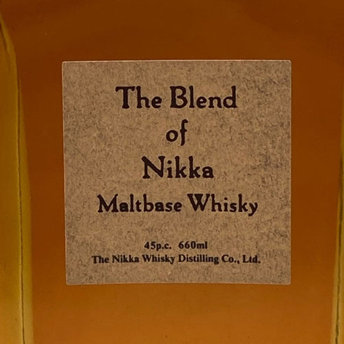 東京都限定◆ザ ブレンド オブ ニッカ モルトベース 特級 ウイスキー 660ml 45% The Blend of Nikka Maltbase Whisky 【M2】