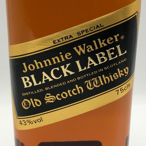 ジョニーウォーカー ブラックラベル 12年 エクストラ スペシャル 黒金キャップ 750ml 43% Johnnie Walker BLACK LABEL EXTRA SPECIAL スコッチウイスキー【M4】