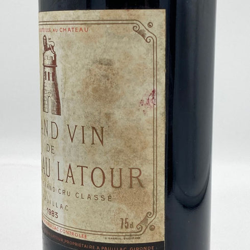 シャトー ラトゥール 1983 750ml CHATEAU LATOUR ボルドーワイン【A4】