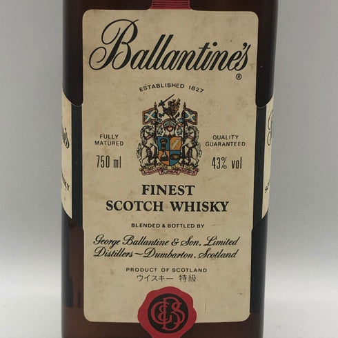 バランタイン ファイネスト 750ml 43% BALLANTINE'S FINEST スコッチウイスキー【Y1】