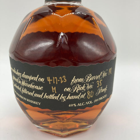 ブラントン シングルバレル ブラックラベル 2023 750ml 40% Blanton's SINGLE BARREL BLACK LABEL バーボン【M】