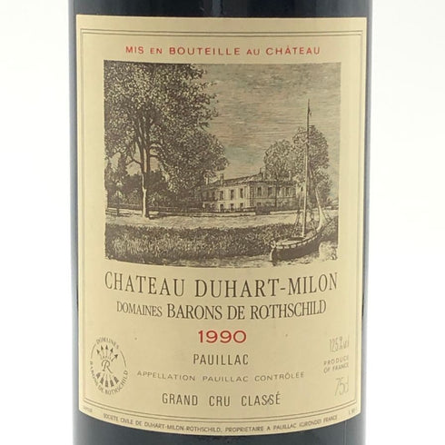 シャトー・デュアール・ミロン ロートシルト 1990 12.5% 750ml Chateau Duhart Milon Rothschild ボルドーワイン【J1】
