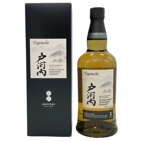 東京都限定◆戸河内 シングルモルト ジャパニーズ ウイスキー 700ml 43% TOGOUCHI 【K0】