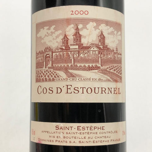 シャトー コス デストゥルネル 2000 750ml 13% CHATEAU COS D'ESTOURNEL ボルドーワイン【M2】
