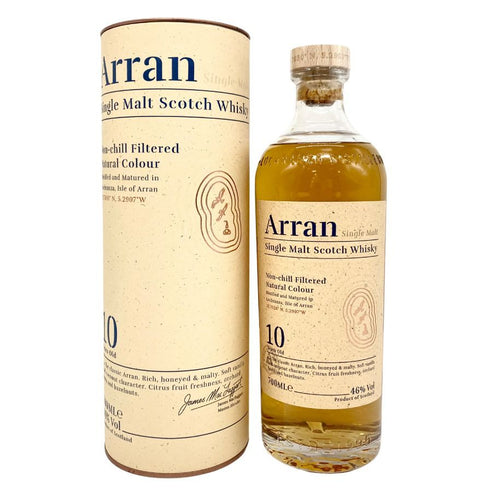 アラン 10年 ノンチルフィルタード 700ml 46% Arran 【N4】