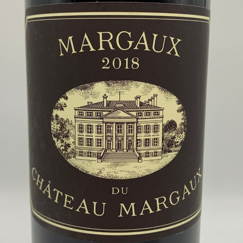 マルゴー デュ シャトー マルゴー 2018 750ml 14% MARGAUX du CHATEAU MARGAUX ボルドーワイン【N2】