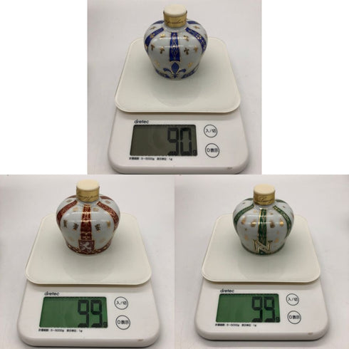 サンペ ブランデー アルマニャック 3本セット クラウン陶器ボトル 50ml 40% SAMPE ブランデー【Z0】