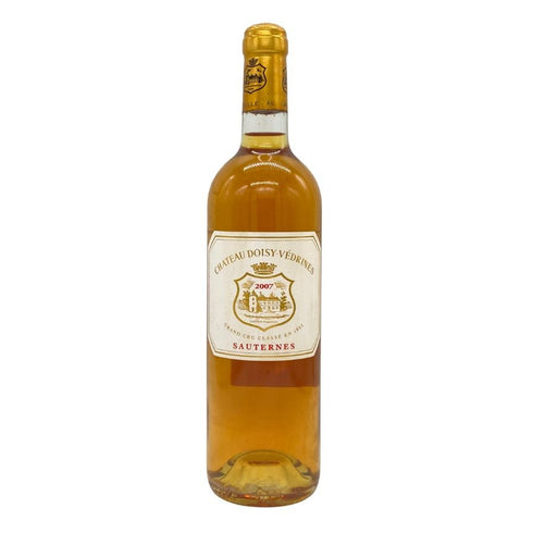 シャトー ドワジー ヴェドリーヌ ソーテルヌ 貴腐ワイン 2007 750ml 13% Chateau Doisy Vedrines 白ワイン【T4】