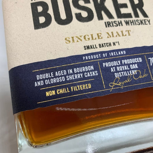 バスカー スモールバッチ No.1 700ml 46.3% BUSKER アイリッシュウイスキー【Q4】