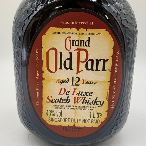 グランド オールド パー 12年 デ ラックス 1000ml 43% Grand Old Parr De Luxe 【Q4】
