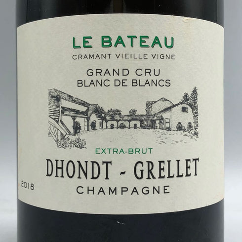 ドントグルレ ル バトー クラマン ブランドブラン エクストラ ブリュット 2018 1500ml 12% DHONDT-GRELLET Le Bateau Cramant Blanc de Blancs Extra Brut シャンパン【A4】