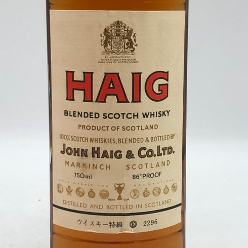 ヘイグ ファイブ スター 750ml 43% HAIG FIVE STAR スコッチウイスキー【O0】