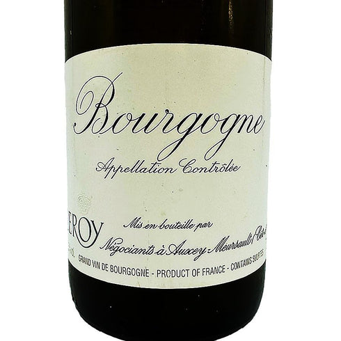 メゾン ルロワ ブルゴーニュ ブラン 2000 750ml 12.5% MAISON LEROY Bourgogne 【G3】