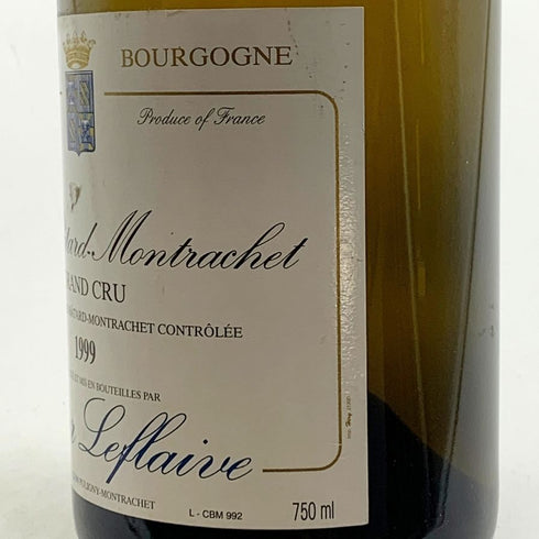 オリヴィエ ルフレーヴ クリオ バタール モンラッシェ グラン クリュ 1999 15% 750ml Olivier Leflaive Batard Motrachet Grand Cru 白ワイン【AFA15】