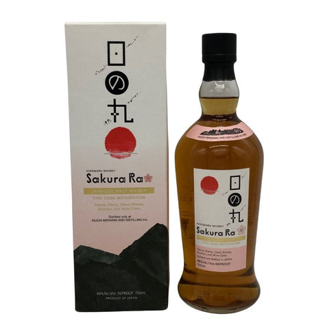 東京都限定◆木内酒造 日の丸 ウイスキー さくら・ら ジャパニーズモルト ウイスキー 700ml 48% Sakura Ra 【T4】
