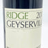 ガイザーヴィル リッジ ヴィンヤーズ 2017 750ml 14.5% GEYSERVILLE RIDGE VINEYARDS カリフォルニアワイン【O1】
