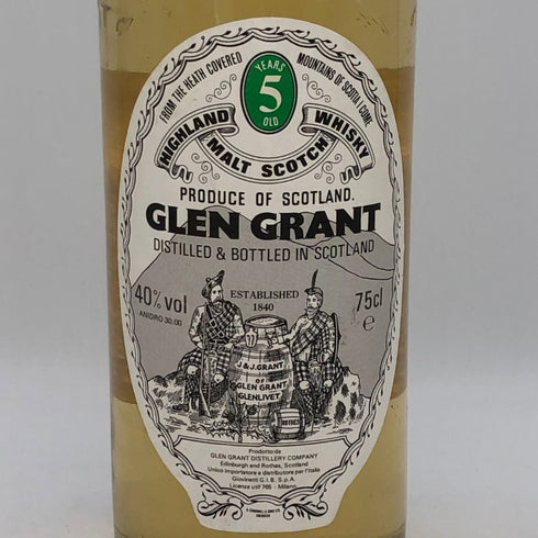 グレングラント 5年 1975 ジオベネッティ 750ml 40% Glen Grant Giovinetti Import スコッチウイスキー【G2】
