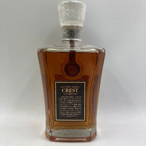 東京都限定◆サントリー クレスト 12年 向獅子マーク 700ml 43% SUNTORY 【J】