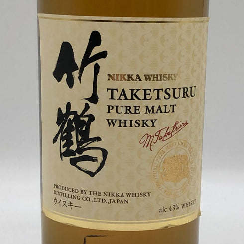 東京都限定◆ニッカ 竹鶴 ピュアモルト 白ラベル 700ml 43% NIKKA 【E4】