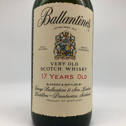 バランタイン 17年 ベリーオールド 青青紋章 旧ボトル 700ml 43% Ballantines's Very Old スコッチウイスキー【K4】