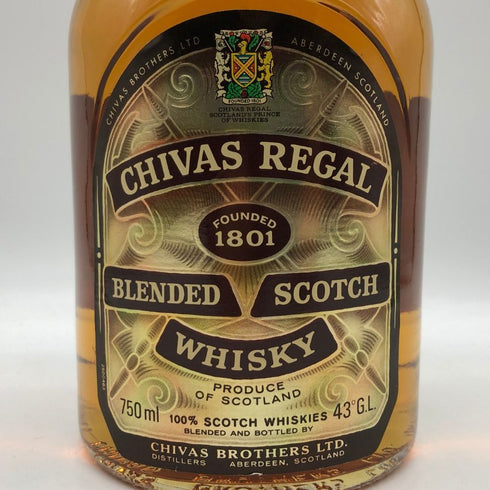 シーバス リーガル 12年 ブレンデッド 1801 750ml 43% Chivas Regal スコッチウイスキー【Q4】