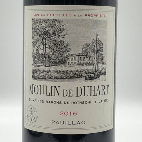 ムーラン ド デュアール 2016 750ml 13% MOULIN DE DUHART ボルドーワイン【D1】