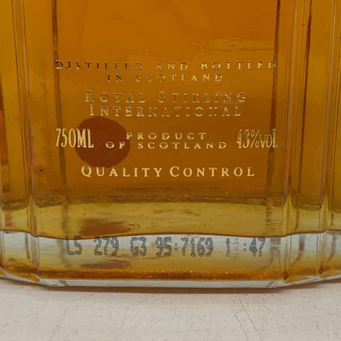 ロイヤルスターリング エクストラオールド 750ml 43% ROYAL STIRLING EXTRA OLD スコッチウイスキー【J1】